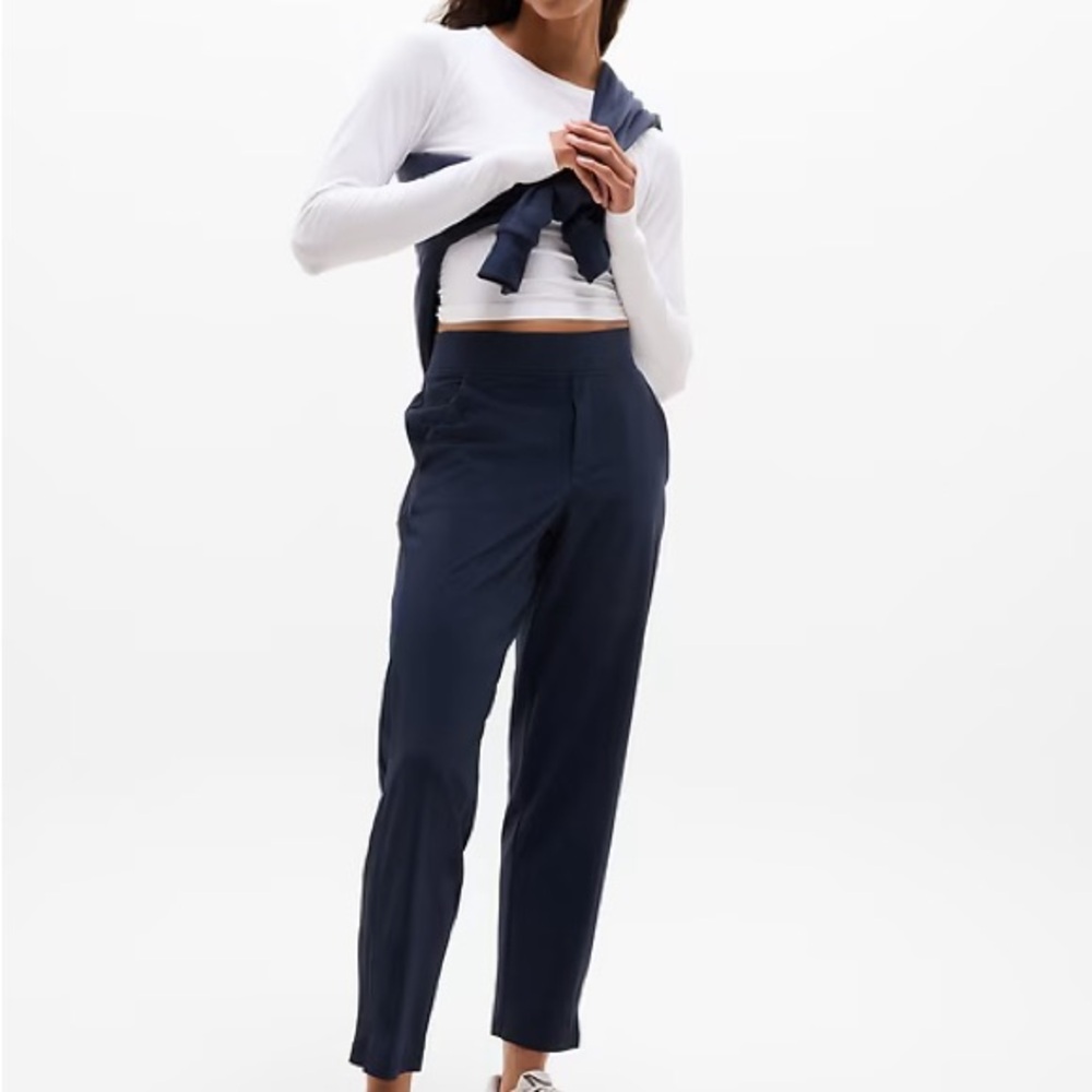 Athleta Navy Ankle Pants